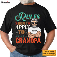 Personalized Rules Don't  Apply To Grandpa Shirt - Hoodie - Sweatshirt 24417 thumb 1
