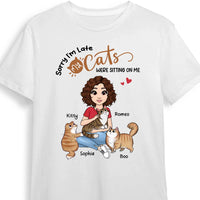 Personalized My Cat Was Sitting On Me Shirt - Hoodie - Sweatshirt 24420 thumb 1