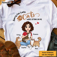 Personalized My Cat Was Sitting On Me Shirt - Hoodie - Sweatshirt 24420 thumb 1