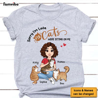 Personalized My Cat Was Sitting On Me Shirt - Hoodie - Sweatshirt 24420 thumb 1