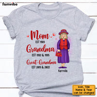 Personalized Mom Grandma Great Grandma Shirt - Hoodie - Sweatshirt 24421 thumb 1