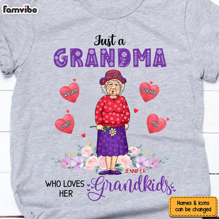 Personalized Grandma Love Grandkids Shirt - Hoodie - Sweatshirt 24425 1