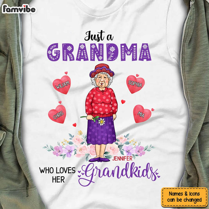 Personalized Grandma Love Grandkids Shirt - Hoodie - Sweatshirt 24425 1