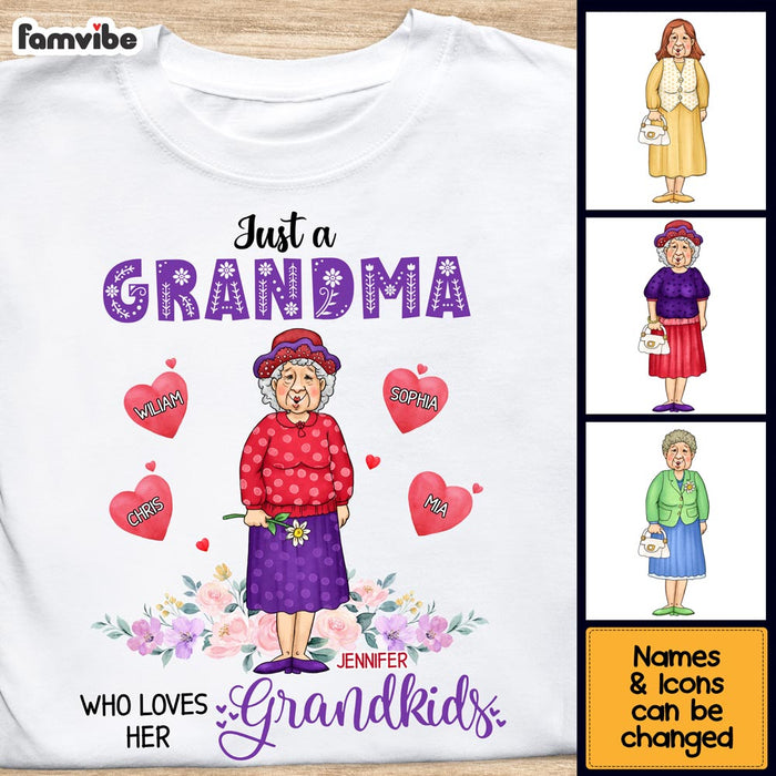 Personalized Grandma Love Grandkids Shirt - Hoodie - Sweatshirt 24425 1