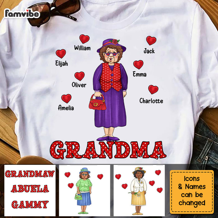 Personalized Gift For Grandma Shirt - Hoodie - Sweatshirt 24426 1