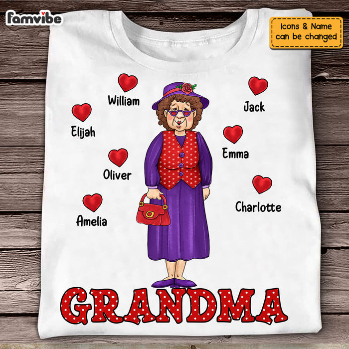 Personalized Gift For Grandma Shirt - Hoodie - Sweatshirt 24426 1