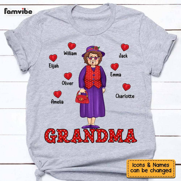 Personalized Gift For Grandma Shirt - Hoodie - Sweatshirt 24426 1
