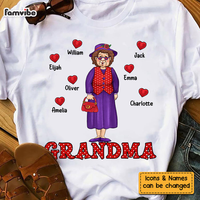 Personalized Gift For Grandma Shirt - Hoodie - Sweatshirt 24426 1