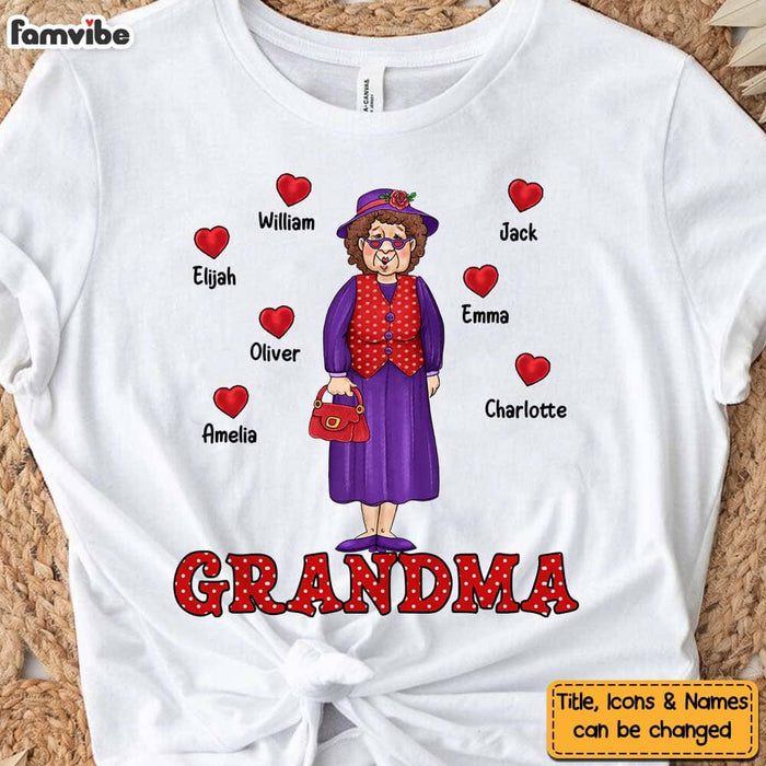 Personalized Gift For Grandma Shirt - Hoodie - Sweatshirt 24426 1