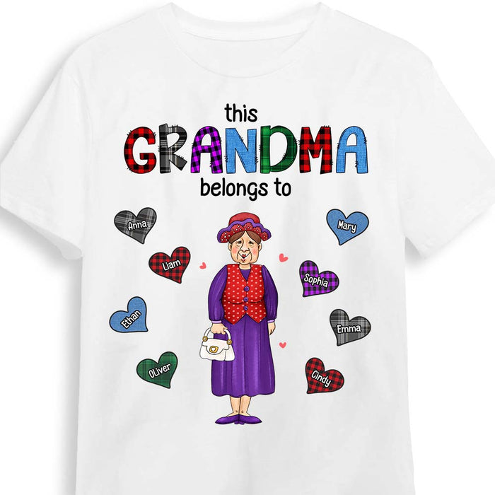 Personalized This Grandma Belongs To Shirt - Hoodie - Sweatshirt 24428 1