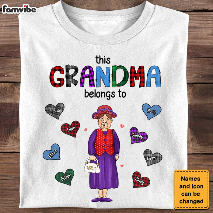 Personalized This Grandma Belongs To Shirt - Hoodie - Sweatshirt 24428 1