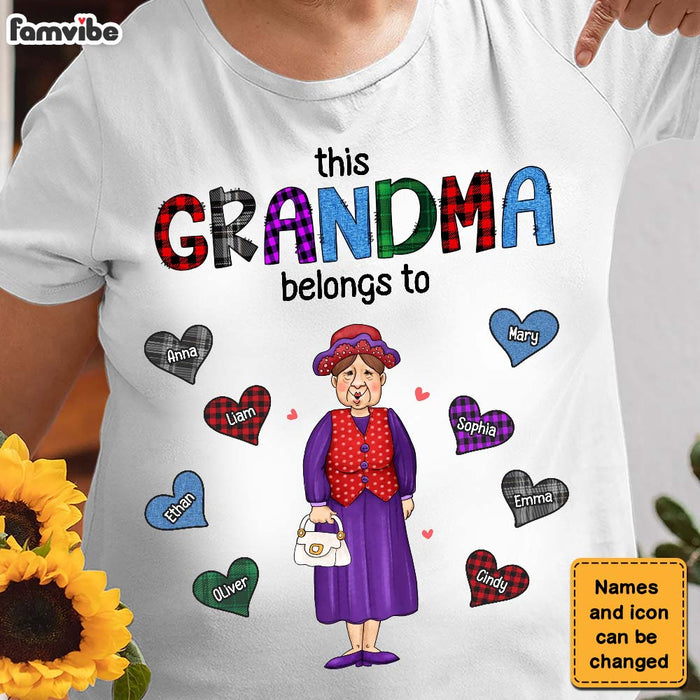 Personalized This Grandma Belongs To Shirt - Hoodie - Sweatshirt 24428 1