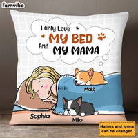 Personalized I Love My Bed and My Mama Pillow 24431 thumb 1