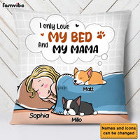 Personalized I Love My Bed and My Mama Pillow 24431 thumb 1