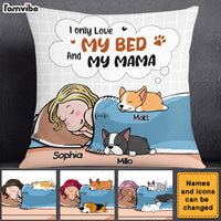 Personalized I Love My Bed and My Mama Pillow 24431 thumb 1
