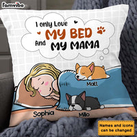 Personalized I Love My Bed and My Mama Pillow 24431 thumb 1