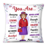 Personalized Gift For Old Woman You Are Bible Verses Pillow 24432 thumb 1