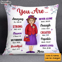 Personalized Gift For Old Woman You Are Bible Verses Pillow 24432 thumb 1