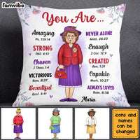 Personalized Gift For Old Woman You Are Bible Verses Pillow 24432 thumb 1