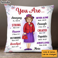 Personalized Gift For Old Woman You Are Bible Verses Pillow 24432 thumb 1