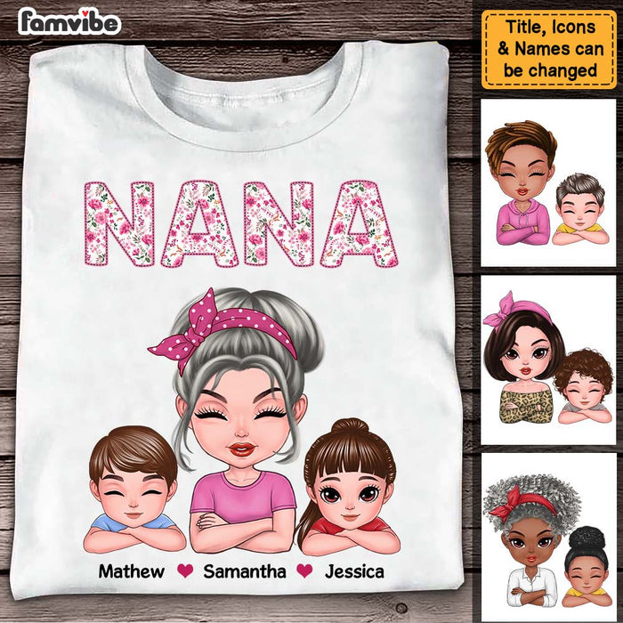 Personalized Grandma Embroidered Shirt - Hoodie - Sweatshirt 24437 1