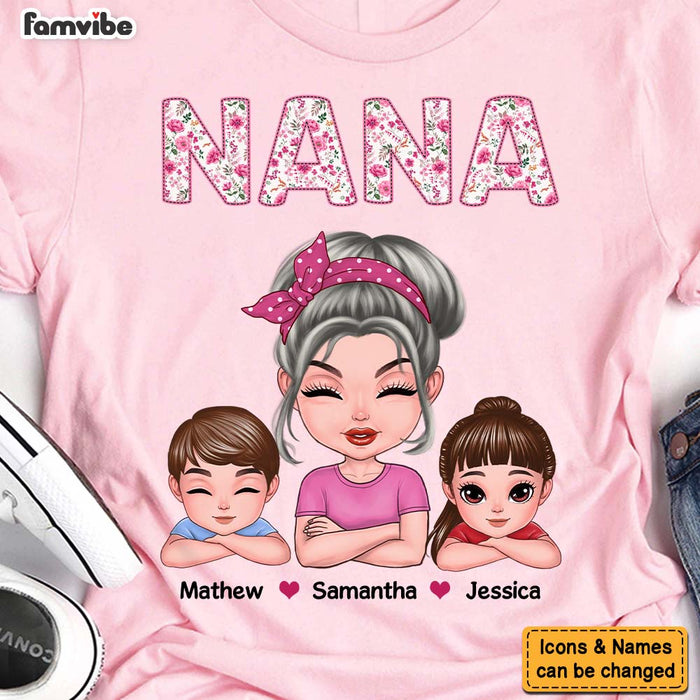 Personalized Grandma Embroidered Shirt - Hoodie - Sweatshirt 24437 1