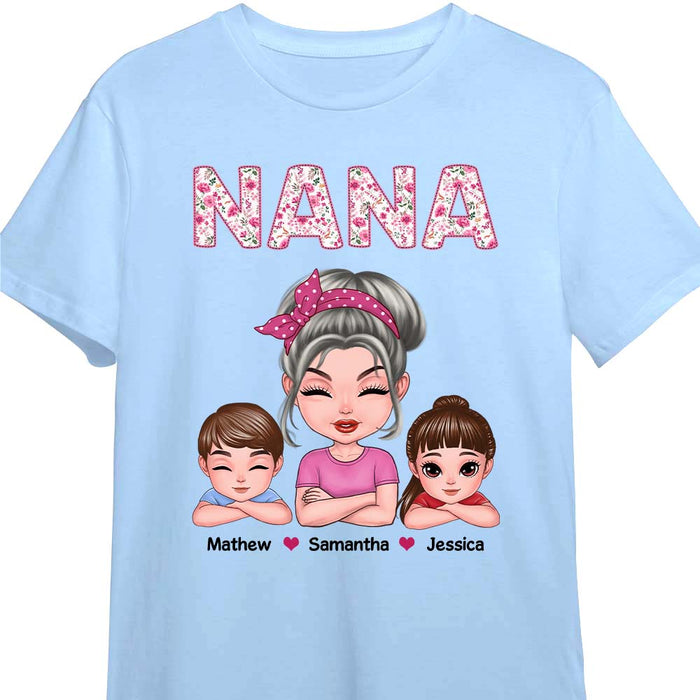 Personalized Grandma Embroidered Shirt - Hoodie - Sweatshirt 24437 1