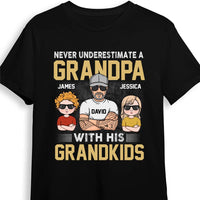 Personalized  Gift For Grandpa Never Underestimate Shirt - Hoodie - Sweatshirt 24444 thumb 1