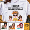 Personalized Gift For Grandma Never Underestimate A Grandma With Her Grandkids Shirt - Hoodie - Sweatshirt 24449 1
