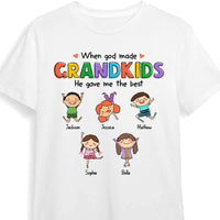 Personalized Gift When God Made Grandkids Shirt - Hoodie - Sweatshirt 24451 thumb 1
