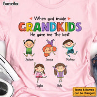 Personalized Gift When God Made Grandkids Shirt - Hoodie - Sweatshirt 24451 thumb 1