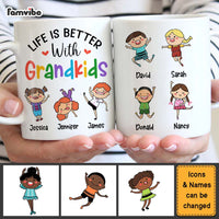 Personalized Gift Life Is Better With Grandkid Mug 24454 thumb 1