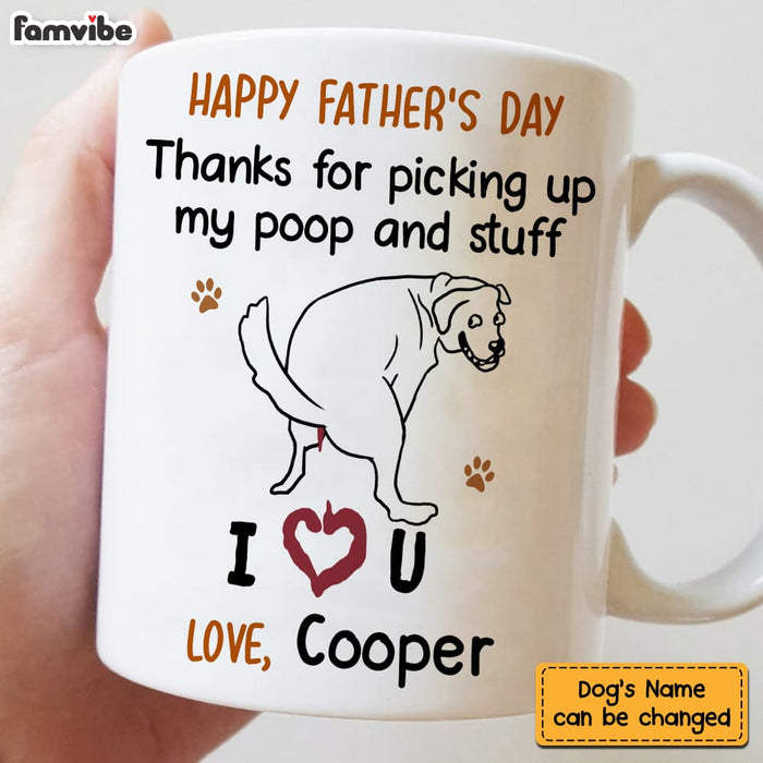 Personalized Gift Thanks For Picking Up My Poop Mug 24457 1
