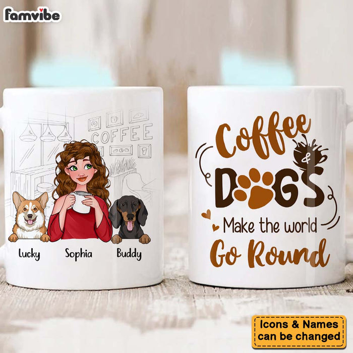 Personalized Coffee And Dogs Mug 24462 1