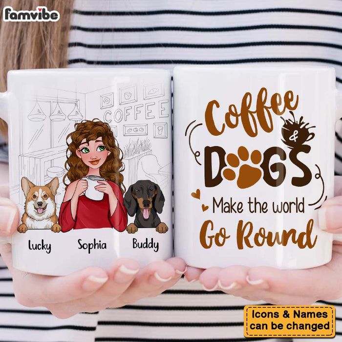 Personalized Coffee And Dogs Mug 24462 1