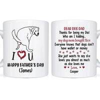 Personalized Gift My Mom Bought This Happy Father's Day Mug 24465 thumb 1