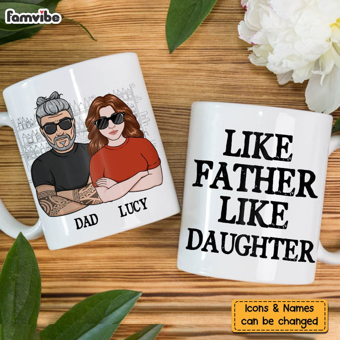 Personalized Like Father Like Daughter Mug 24467 1