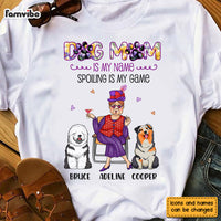 Personalized Gift Dog Mom Is My Name Spoiling Is My Game Shirt - Hoodie - Sweatshirt 24468 thumb 1