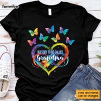 Personalized Blessed To Be Called Grandma Infinity Butterfly Shirt - Hoodie - Sweatshirt 24473 thumb 1