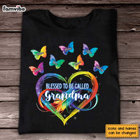 Personalized Blessed To Be Called Grandma Infinity Butterfly Shirt - Hoodie - Sweatshirt 24473 thumb 1