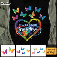 Personalized Blessed To Be Called Grandma Infinity Butterfly Shirt - Hoodie - Sweatshirt 24473 thumb 1