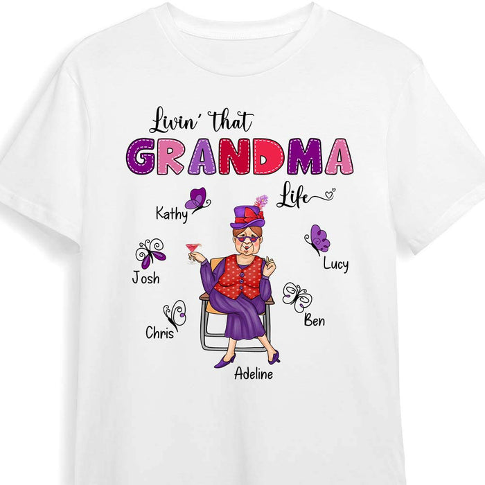 Personalized Living That Grandma Life Shirt - Hoodie - Sweatshirt 24479 1