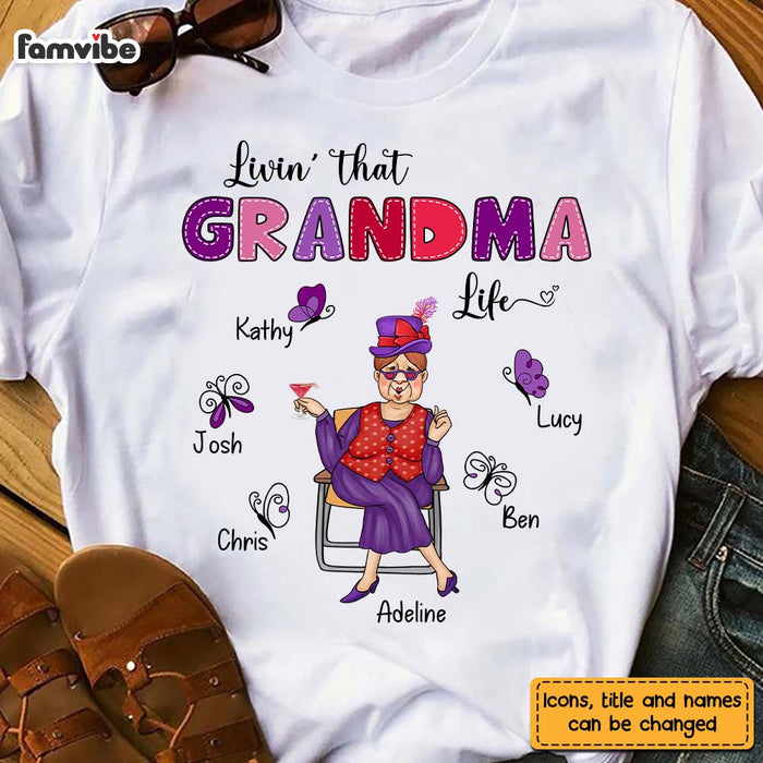 Personalized Living That Grandma Life Shirt - Hoodie - Sweatshirt 24479 1