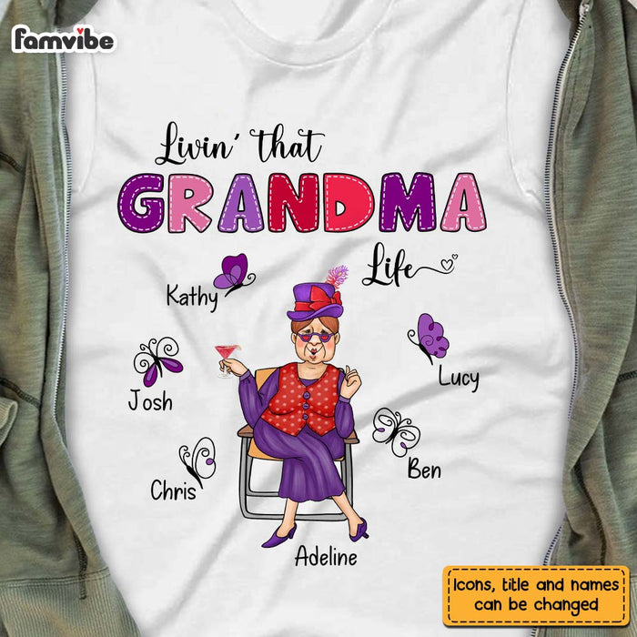 Personalized Living That Grandma Life Shirt - Hoodie - Sweatshirt 24479 1