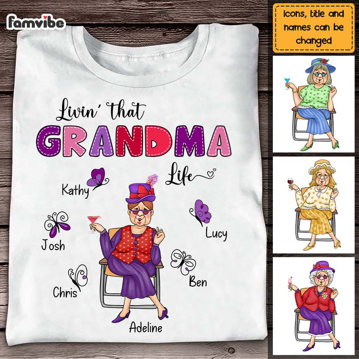 Personalized Living That Grandma Life Shirt - Hoodie - Sweatshirt 24479 1