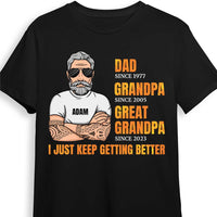 Personalized Dad Grandpa Great Grandpa Shirt - Hoodie - Sweatshirt 24480 thumb 1