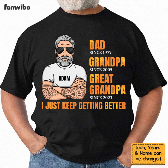 Personalized Dad Grandpa Great Grandpa Shirt - Hoodie - Sweatshirt 24480 1