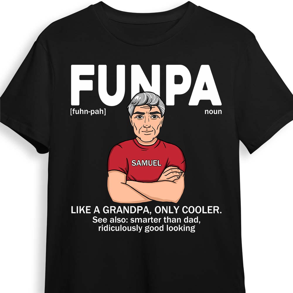 Personalized Gift For Grandpa Funpa Shirt Hoodie Sweatshirt 24487 Primary Mockup