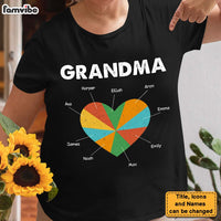Personalized Gift For Grandma Piece Of Heart Shirt - Hoodie - Sweatshirt 24489 thumb 1