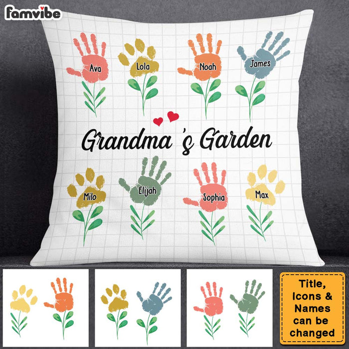 Personalized Grandma Garden Pillow 24491 1